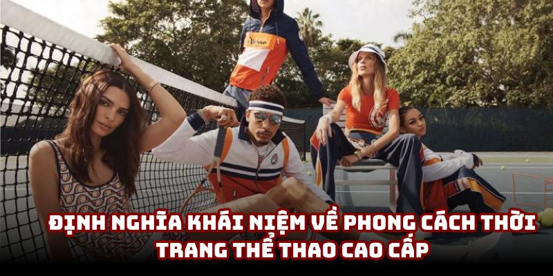 Định nghĩa khái niệm về phong cách thời trang thể thao cao cấp
